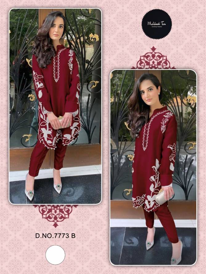 Mehboob Tex Kurti 7773 New Ethnic Wear Pure Georgette Ready Made Collection